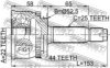 FEBEST 1210-012A44 Joint, drive shaft